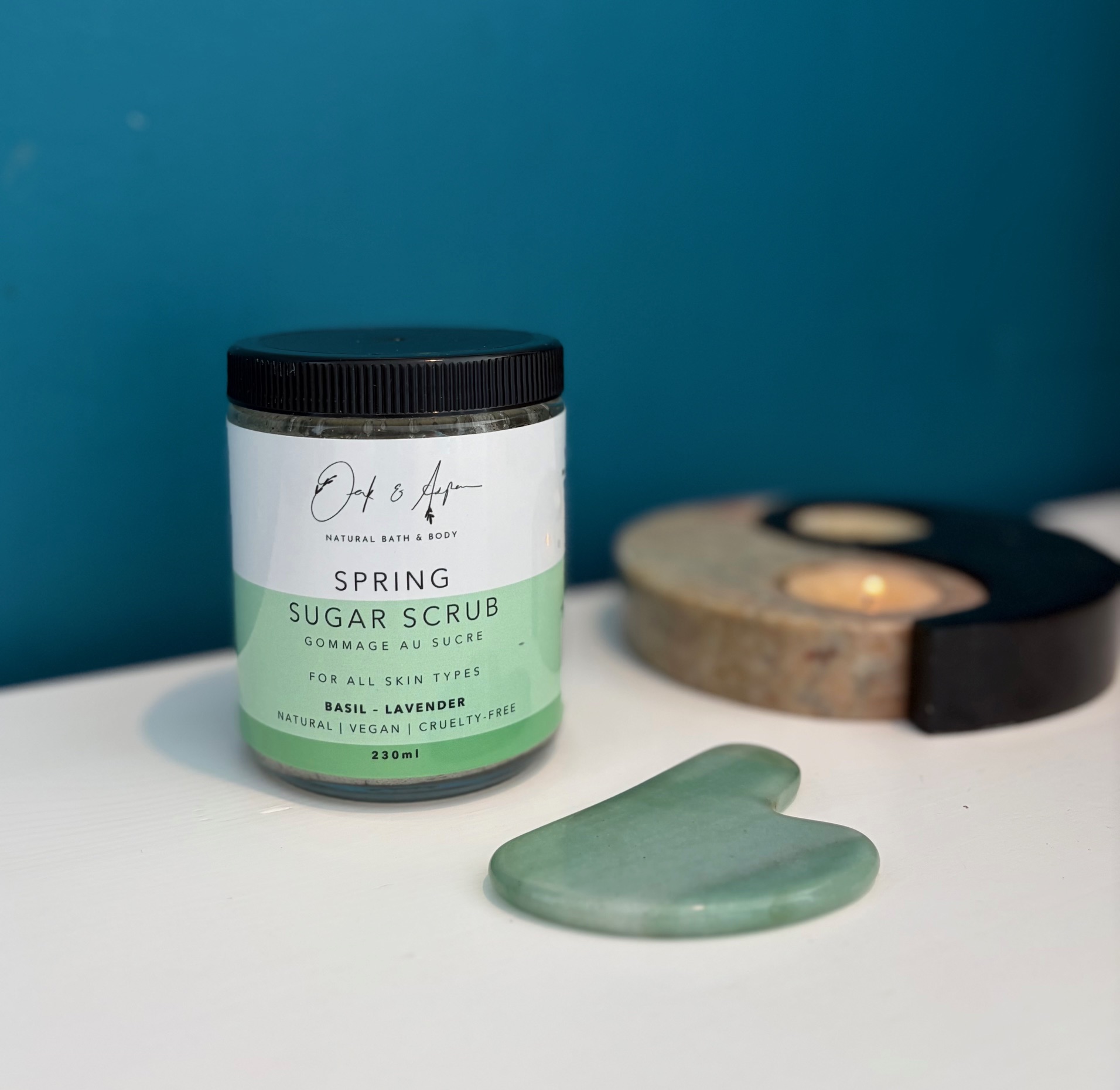 Sugar scrub from Oak and Aspen Soapery